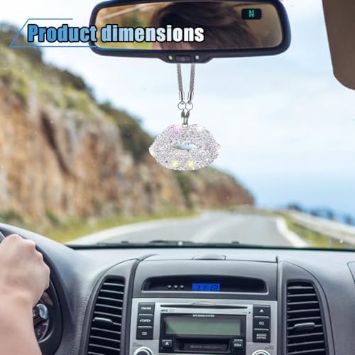 Bling Lip Diamond Car Hanging Accessories - Image 3