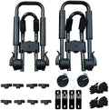 Kayak Roof Rack, Aluminum Kayak Carrier Folding J-Style Universal 4-in-1 by ZeHuoGe