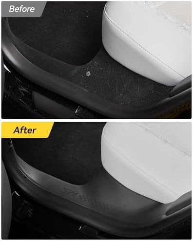 3W Tesla Model Y Juniper 2025 2026 5 Seat Door Sill Protector (Not Standard - Image 5