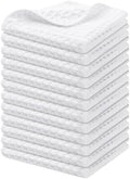 Homaxy Microfiber Waffle Weave Kitchen Dish Cloths, 12 Pack by Homaxy