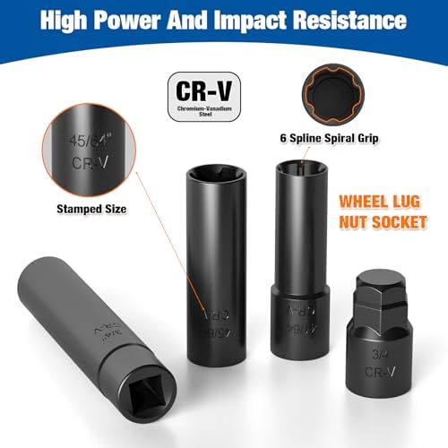 Dynofit Spline Lug Nuts Socket Set - Image 3