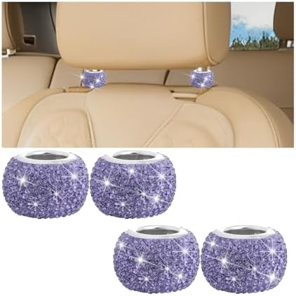 Rhinestone Car Headrest Collar Rings by Norkmdi