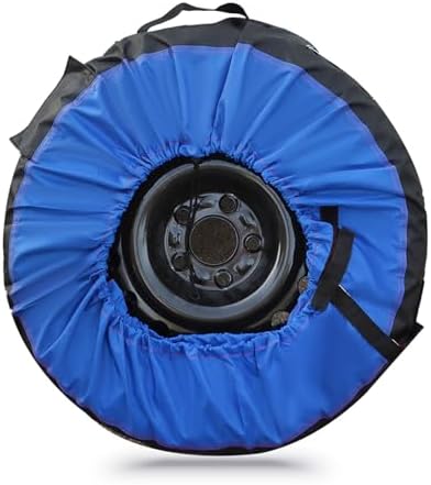 Silscvtt Universal Package of 4 Blue Portable Tire Bags - Image 5