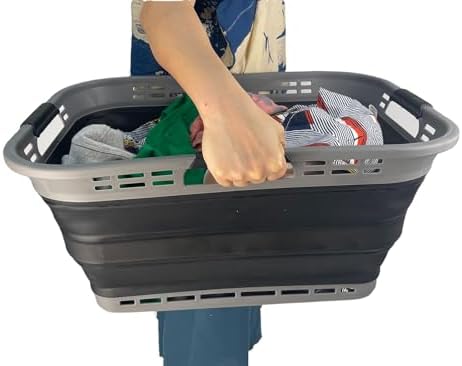 SAMMART 42L Collapsible Plastic Storage Basket - Image 7