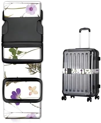 Luggage Straps for Suitcases, Heavy Duty Travel Belt by JYCardPKT