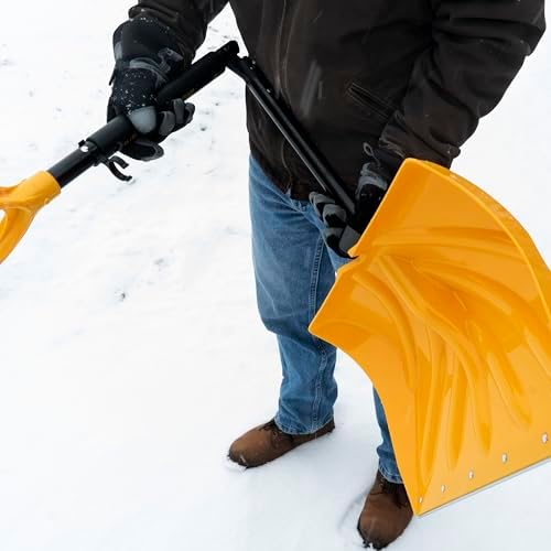 True Temper 18" Poly Folding Snow Shovel, Convenient Storage, Collapsible - Image 5