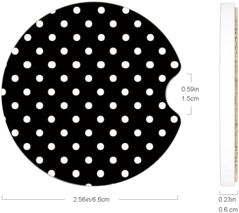 Ceramic Car Coasters – Absorbent Car Cup Holder Coaster Set - Image 5