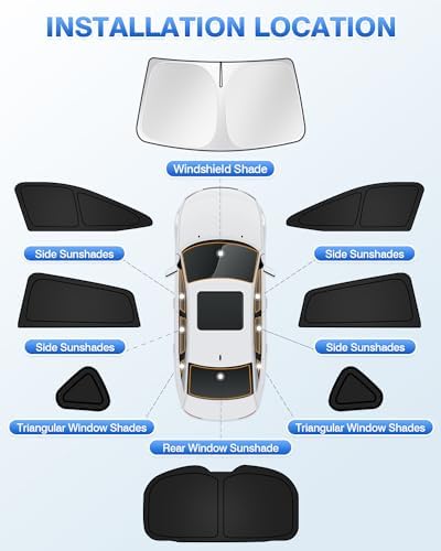 Canvcle Sunshades for Subaru Crosstrek 2024 2025 2026 Accessories Windshield - Image 5