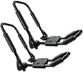 IKURAM R Iron Kayak Roof Rack Folding J-Style Universal 3-in-1-Black by IKURAMR