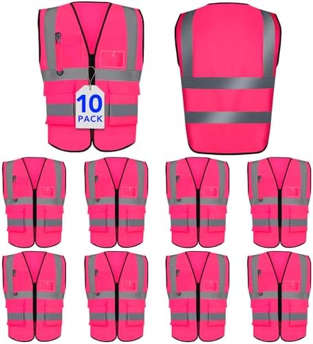 XPCARE Reflective Safety Vests For Women Men, High Visibility Security Vest by XPCARE