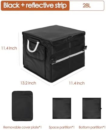 Small Trunk Organizer With Lid, - Image 3