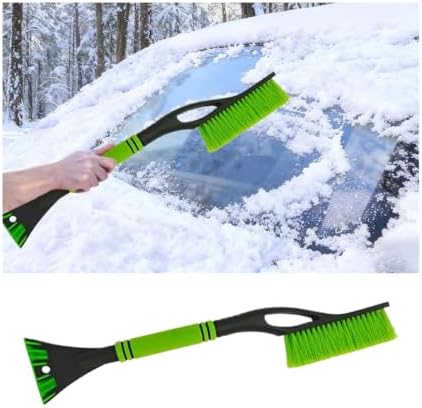 Car Snow Brush and Ice Scraper, Vehicle Windshield Scraper Deicer by Norkmdi