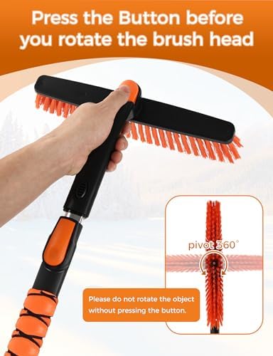 41" Ice Scrapers for Car Windshieldand Extendable Snow Brush - Image 3