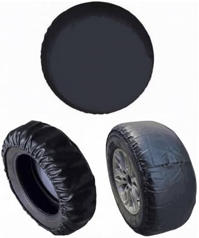 Black Spare Tire Cover for Toyota RAV4 and Jeep Compass Cherokee - Image 5