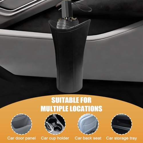 Car Umbrella Storage Bucket, Waterproof & Leakproof Auto Front & Back Seat Door - Image 5