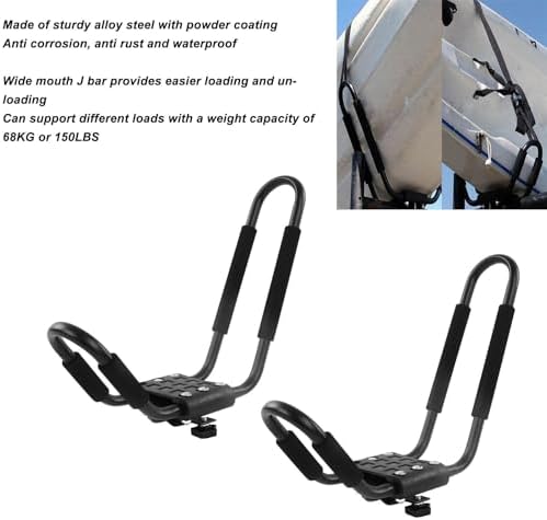 Roof Rack with Load Bearing Design, Kayak Roof Rack with J Bar Structure - Image 4