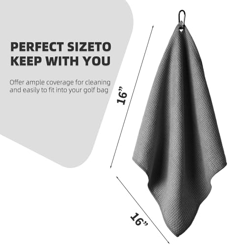 Mile High Life Microfiber Golf Towel 3 Pack Waffle - Image 5
