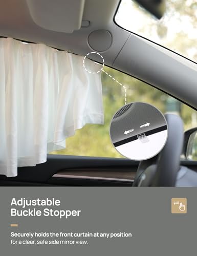TPARTS Side Window Sunshade Curtains - Image 4