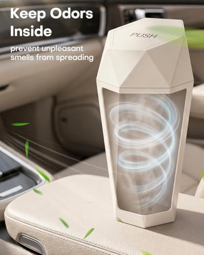 HOTOR Car Trash Can with Lid, 1 Pack - Image 4