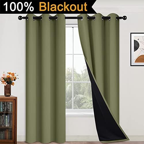 Yakamok Sage Blackout Curtains 84 Inches Long - Image 2