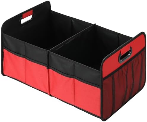 Simple Deluxe Trunk Organizer for Car/SUV/Truck, Collapsible 2 Compartment 50L by SimpleDeluxe