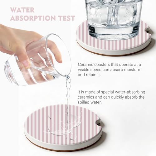2 Pack Car Coasters for Cup Holders, Cute Car Accessories Interior - Image 3