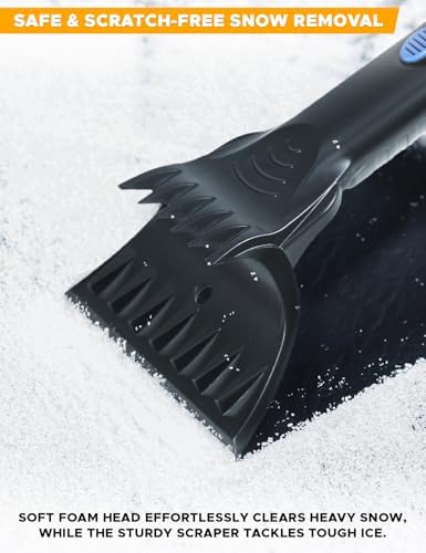 EcoNour 49" Snow Broom with Ice Scraper - Image 6