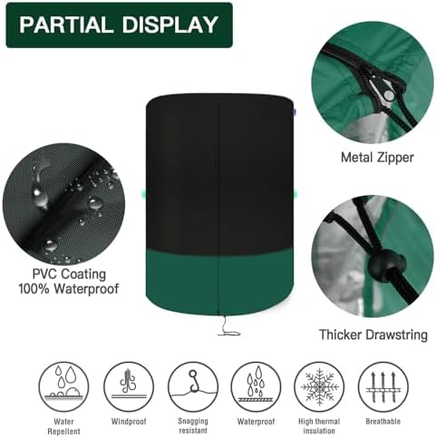 Kayme Seasonal Spare Tire Storage Cover Fit 28 Inch Tire Diameter - Image 5