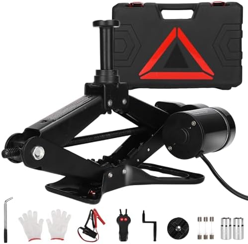 ROGTZ Electric Scissor Car Jack Kit 3T Portable Auto Car Lift Floor Jack by ROGTZ