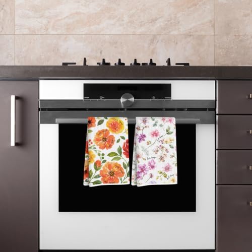 Vintage Flower Trump Decor Kitchen Towels Gifts - Image 4