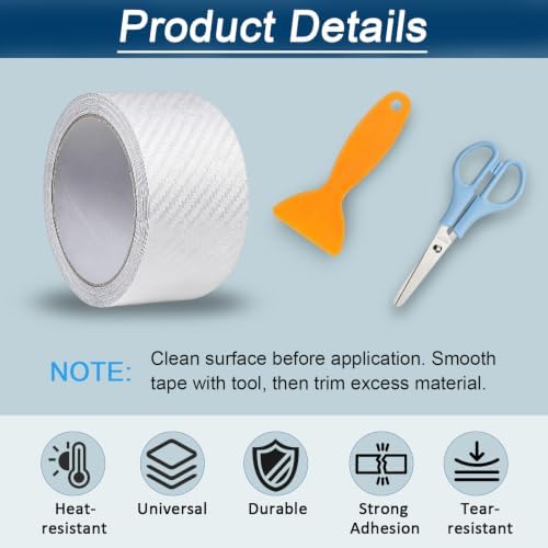 3D Carbon Fiber Clear Car Door Edge Protector, Anti-Collision Door Sill Guard - Image 3