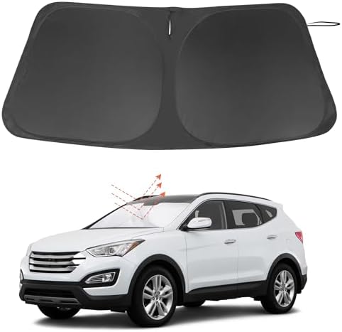 Windshield Sun Shade for 2013-2018 Hyundai Santa Fe Accessories by LHFLIVE