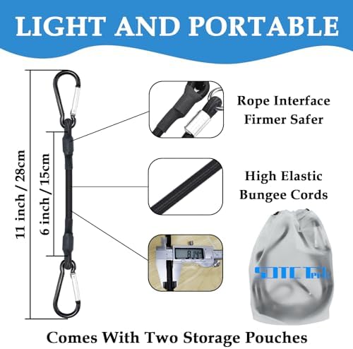 SDTC Tech 8IN Mini Short Bungee Cords - Image 2