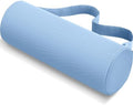CushZone Memory Foam Lumbar Roll Support Pillow, Large Light Blue by CushZone
