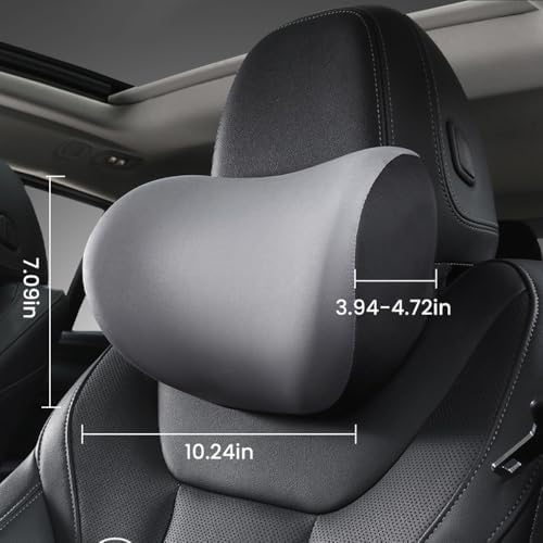 2 Pack Car Headrest Pillow for Neck Support, Memory Foam Neck Rest Cushion - Image 7