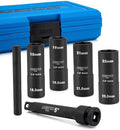 NEIKO 02290B Lug Nut Socket Set, 1/2” Impact Thin Wall Flip Socket Set by NeikoTools