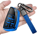 Soft Key Fob Cover with Keychain, 2021-2026 Chevy GMC Smart Key Protector by Sindeda