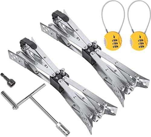 Wheel Chock X-Shaped Stabilizer Dual Axel RV Travel Trailer Camper Tire While - Image 2