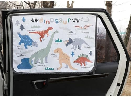 Magnetic Car Sun Shade Curtain for Side Window – Sun Blocker and UV Protector by Unknown