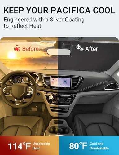 Proadsy Custom Fit Car Windshield Sun Shade - Image 2