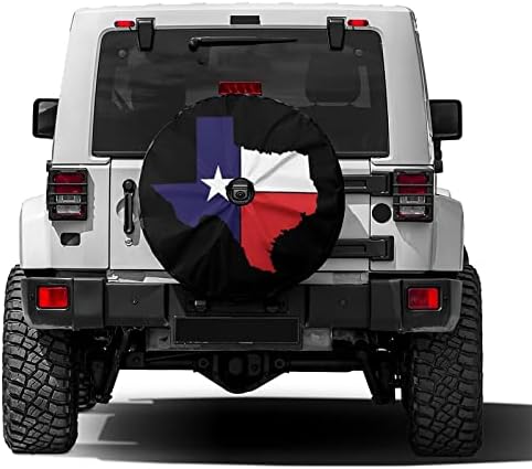 Texas Flag Spare Tire Cover by Foruidea