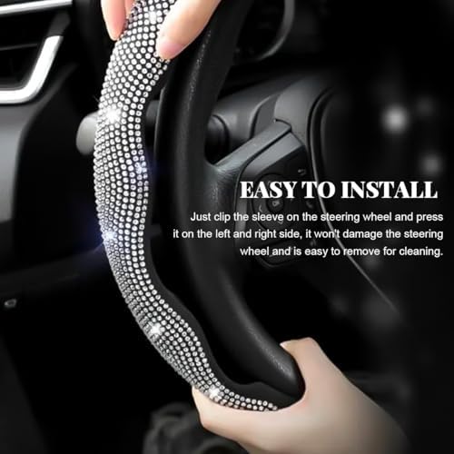 2 PCS Steering Wheel Cover, Segmented Car Wheel Covers - Image 5