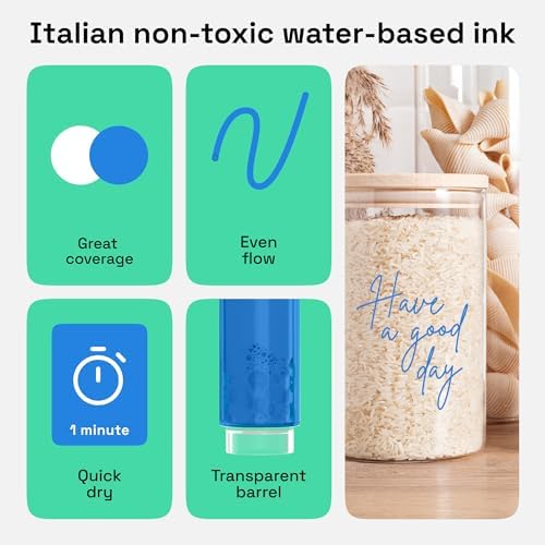 ARTISTRO Blue Acrylic Paint Markers - Image 4