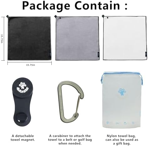 4Monster Golf Towels 3-Pack - Image 4