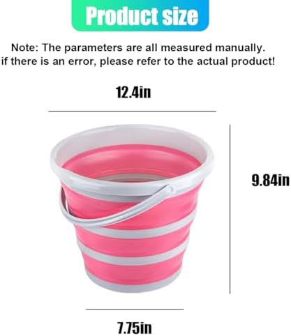 ZIMISI Car Collapsible Bucket, 10L 2.6 Gallon Foldable Car Wash Bucket - Image 2
