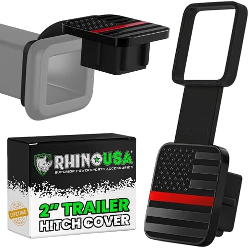 Rhino USA American Flag Trailer Hitch Cover by RhinoUSAInc