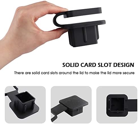 Trailer Hitch Cover Fit 2 Inch ID Hitch Receiver, Rubber Tow Hitch Covers - Image 4
