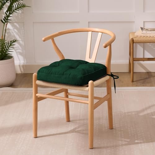 IASEAHK Memory Foam Dining Chair Cushions, 16.5"x16.5"x3.5" - Image 2