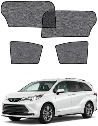 Car Window Shades for Toyota Sienna, UV & Heat Blocker, Privacy Protection for by Unknown