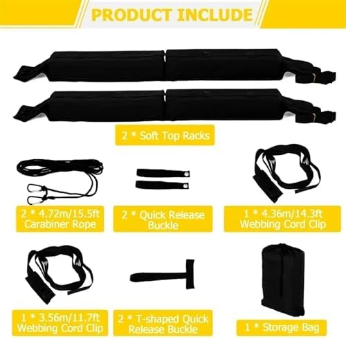 Car Roof Rack Bars Universal Car Roof Luggage Soft Rack Pads - Image 7